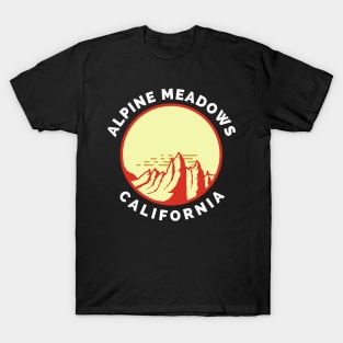 Alpine Meadows Ski Snowboard Mountain California Yosemite - Travel T-Shirt